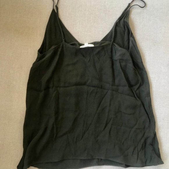 Wilfred free army green silk top - Picture 3 of 5